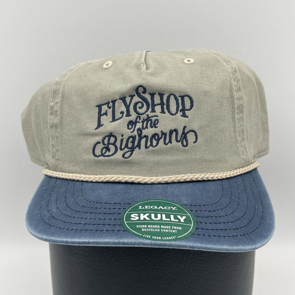 Fly Shop Of The Bighorns Trucker Hat Cap Snapback Wyoming Fishing - Brand New